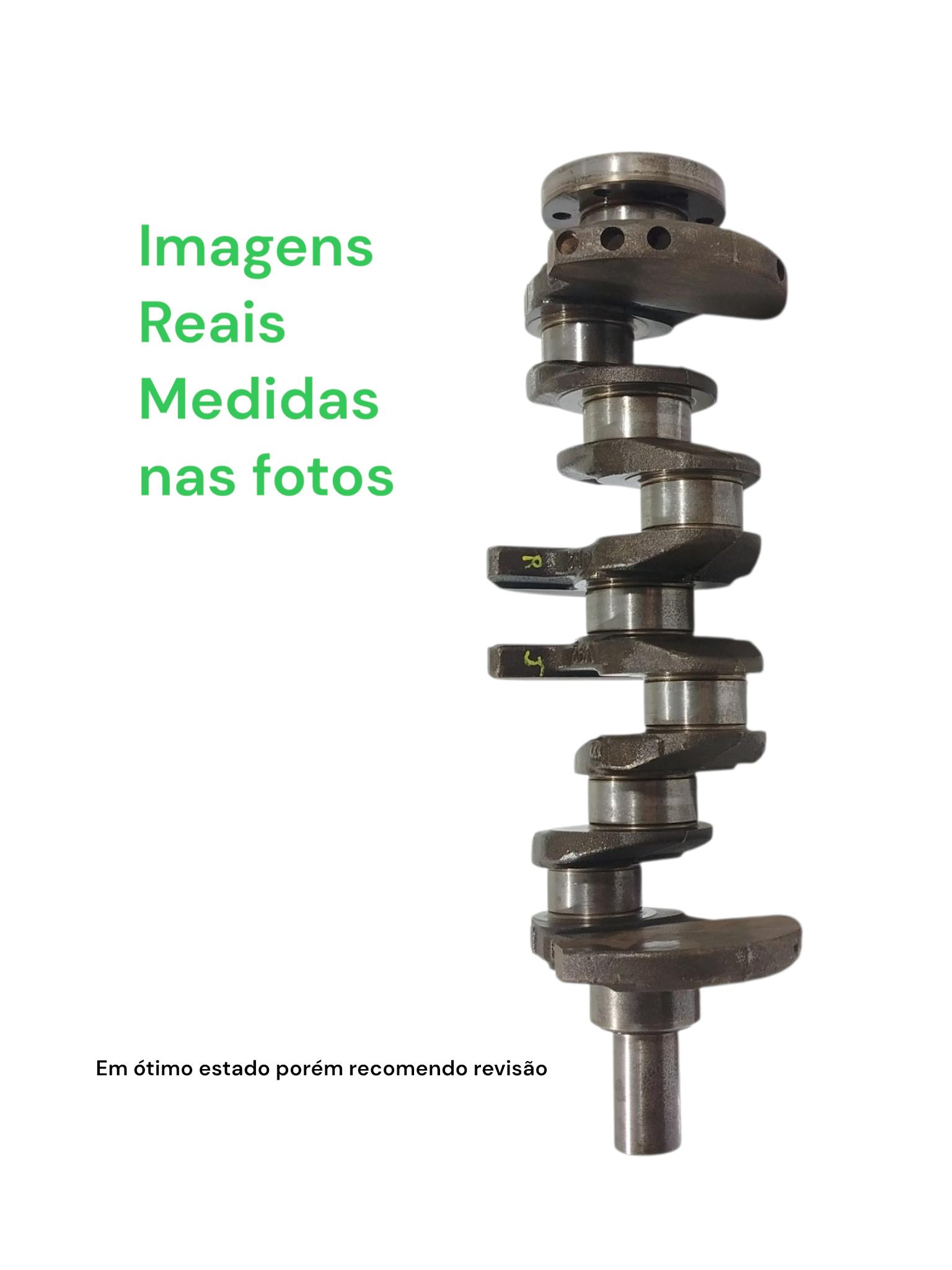 Virabrequim Peugeot 206 1.4 8v Original C/ Medidas