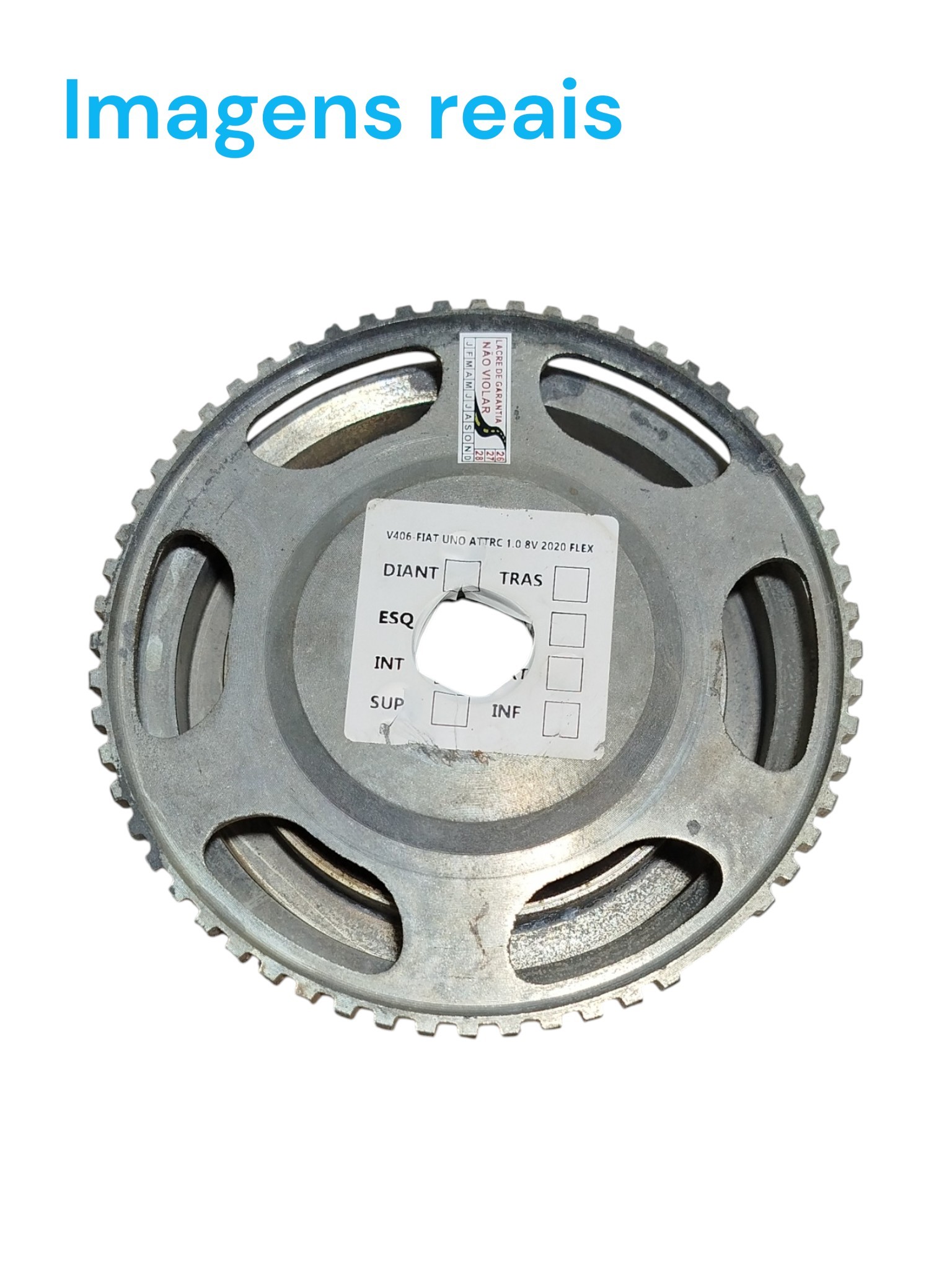 Polia Virabrequim Ar Cond DH 55198247 Fiat Uno Attrac 2020