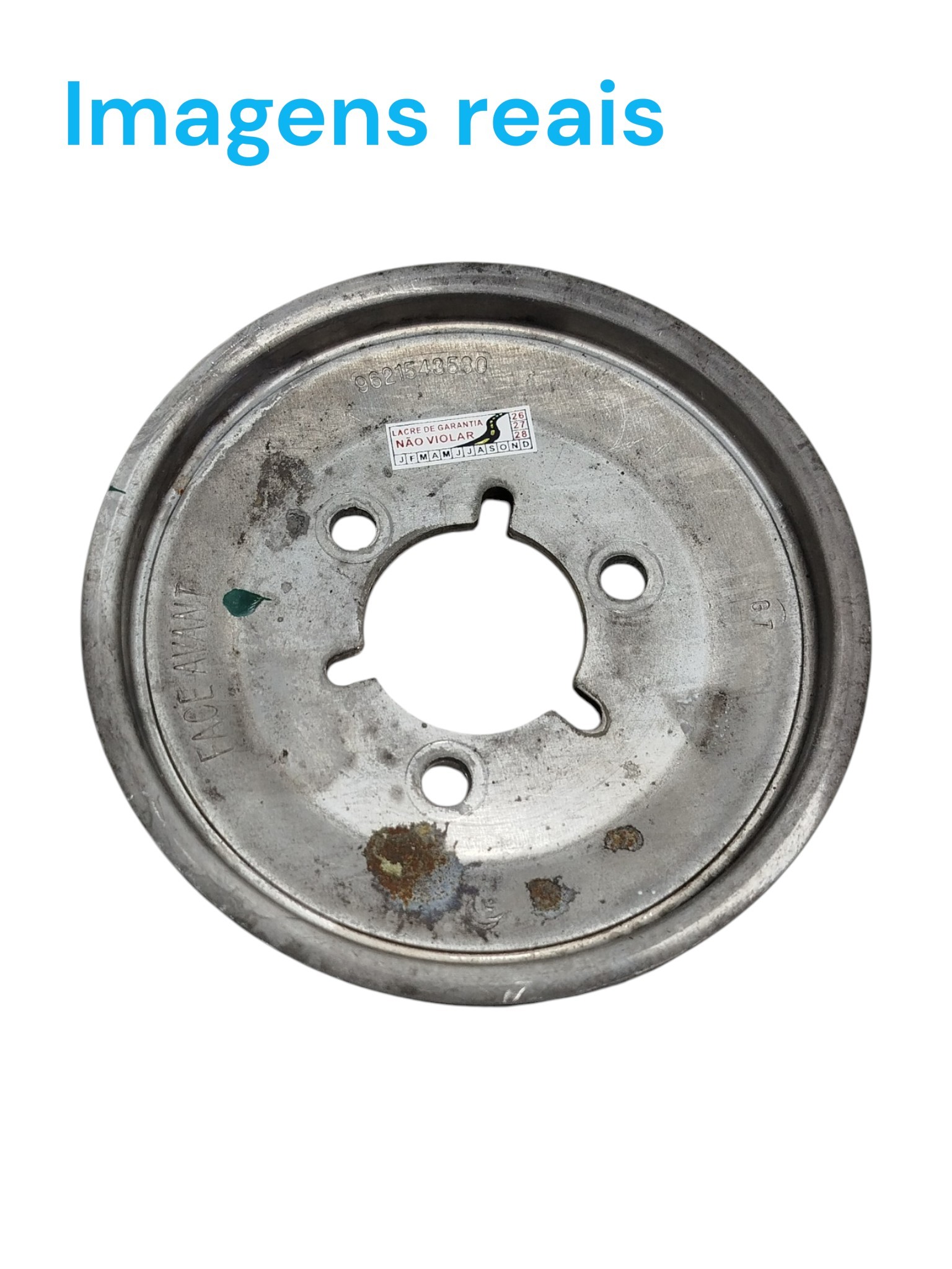 Polia Virabrequim Citroen C3 1.4 8v 2008 9621543580