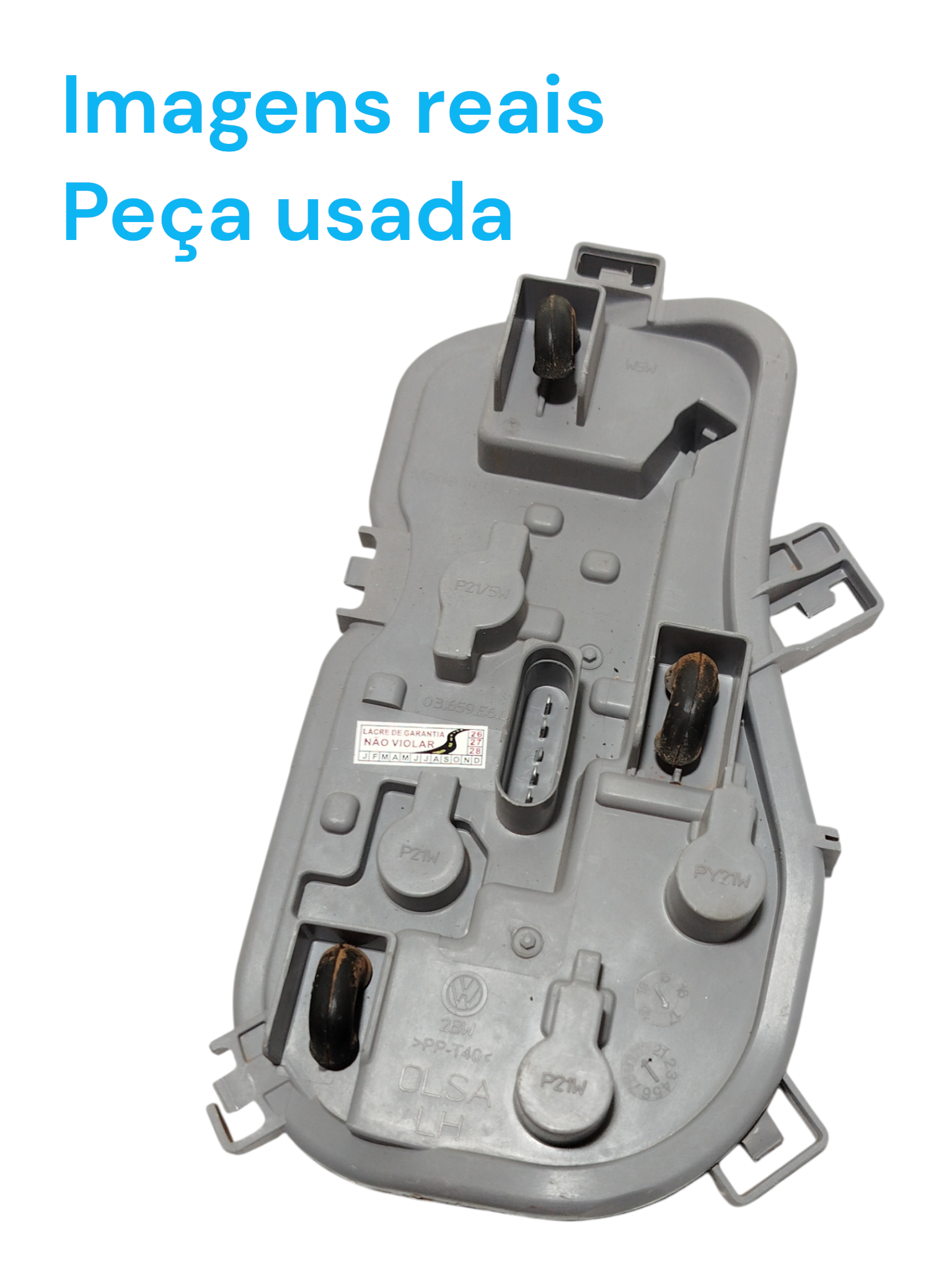 Soquete Circuito Lanterna Traseira Esquerda Vw Saveiro 2018