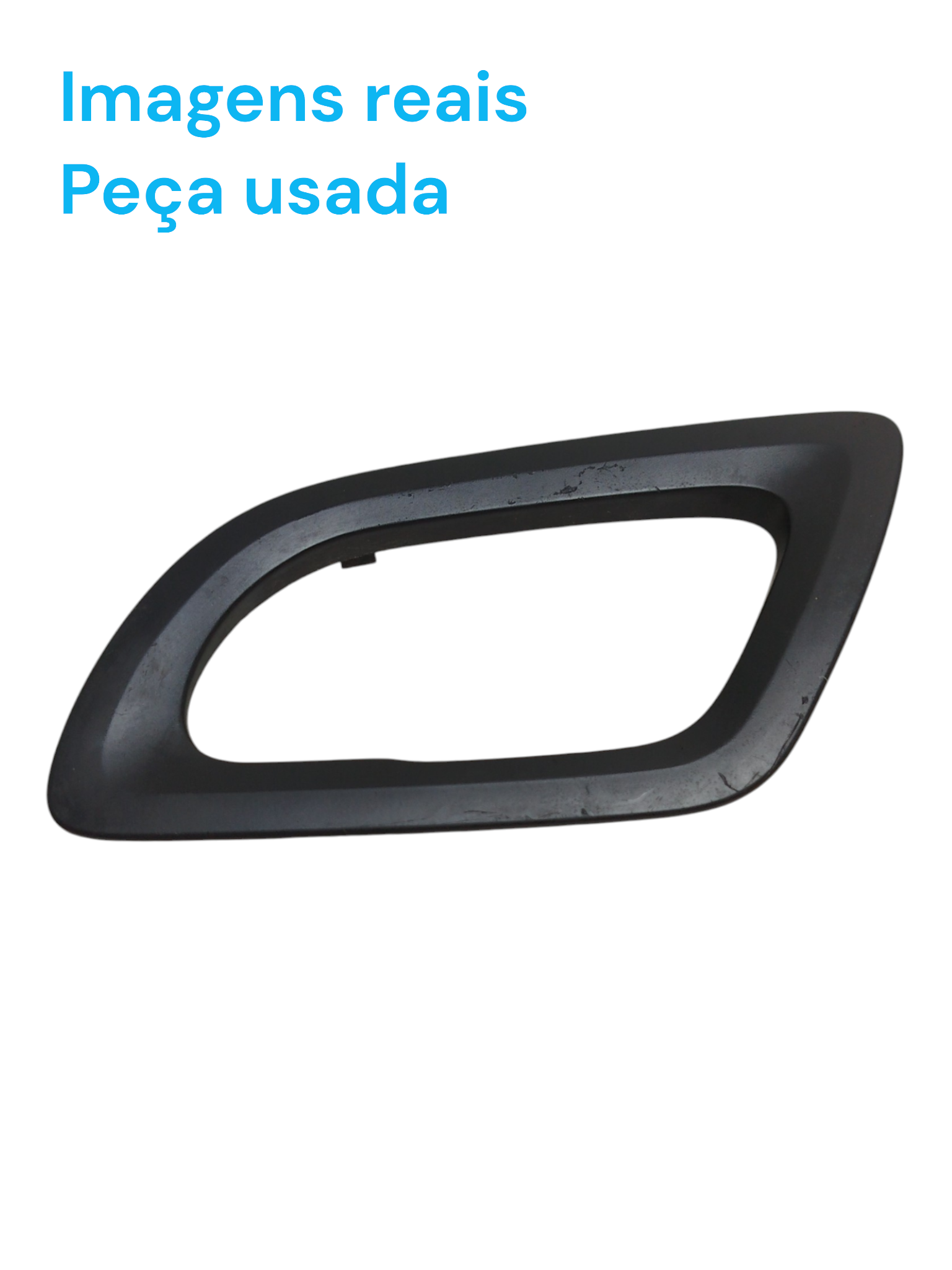 Moldura Maçaneta Interna Dianteira Esquerda Peugeot 307 2008 Preto Dianteira
