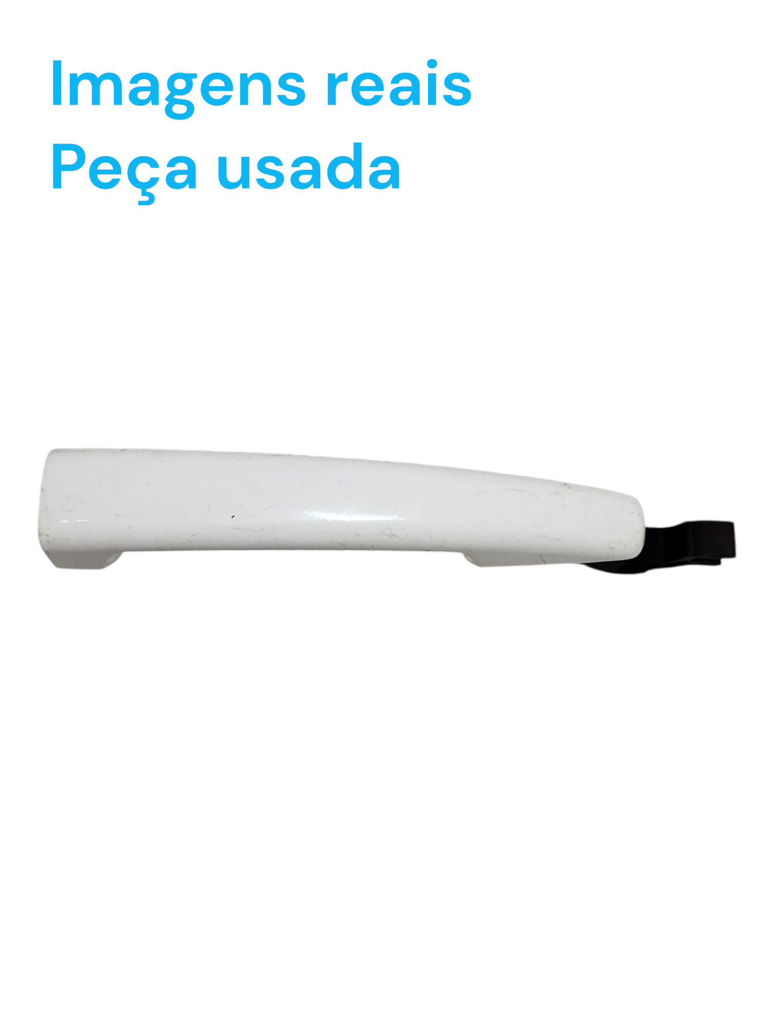Maçaneta Externa Porta Dianteira Esquerda Peugeot 208 2014 Branco Dianteira
