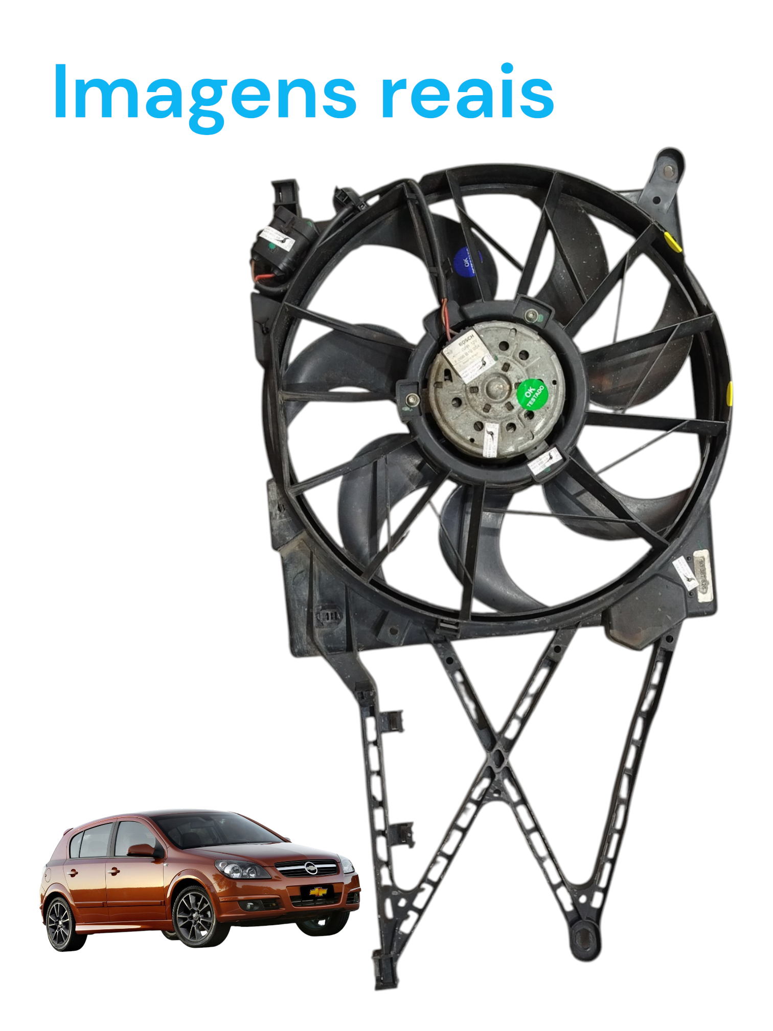 Defletor Ventoinha Ar GM Vectra GT-X 2.0 2008 93387826