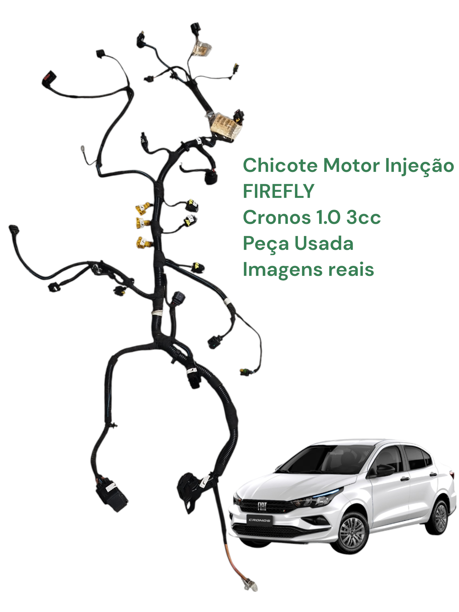 Chicote Injeção Motor Fiat Cronos 1.0 3cc 2023 00463528570