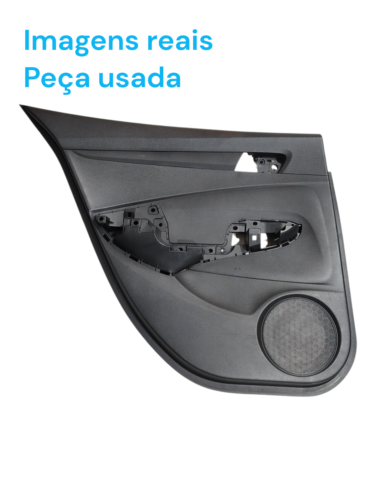 Forro Porta Traseira Esquerda Honda City 2012 Original Preto