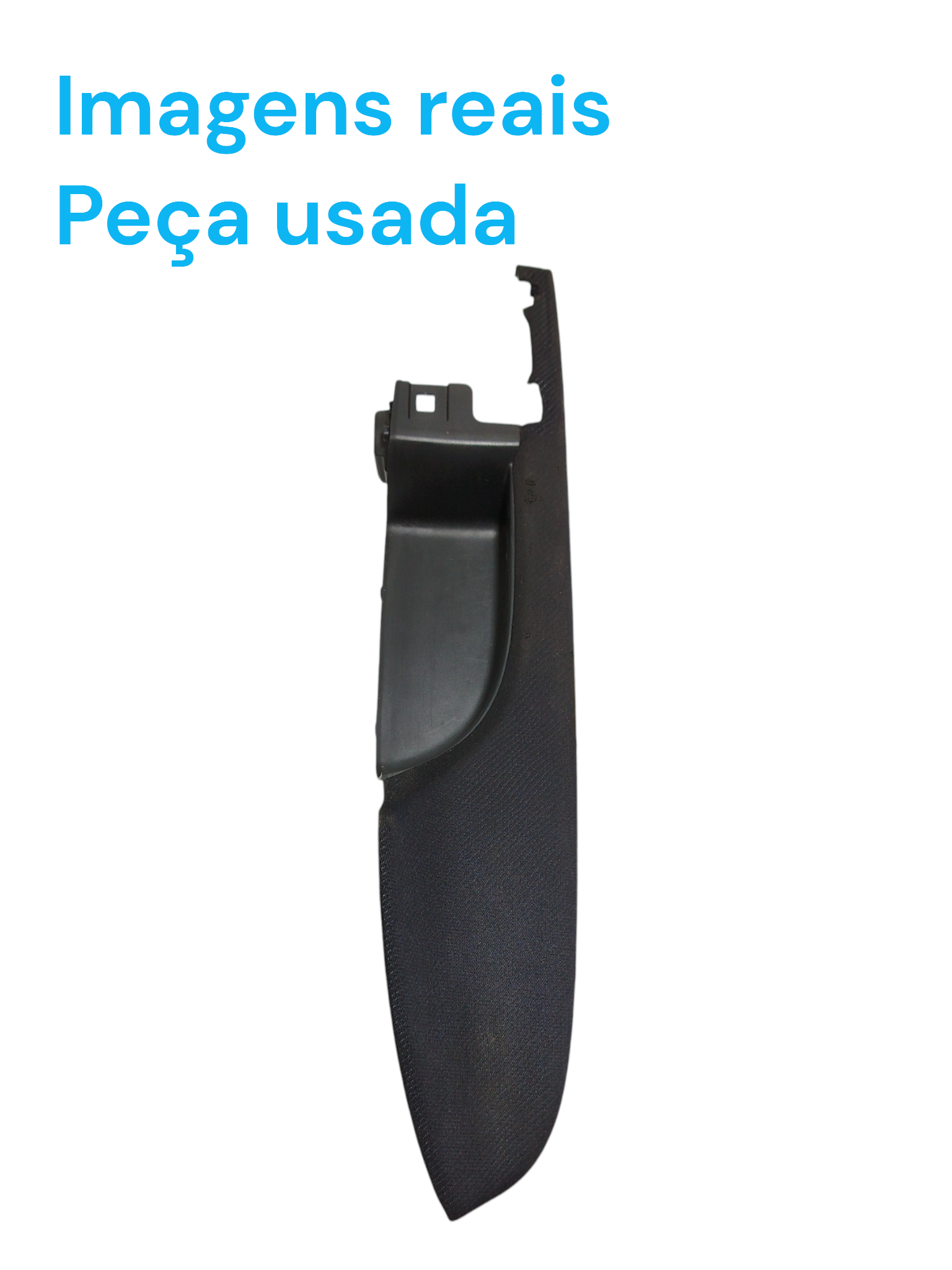 Moldura Puxador Porta Traseira Esquerda Honda City 2012 Preto