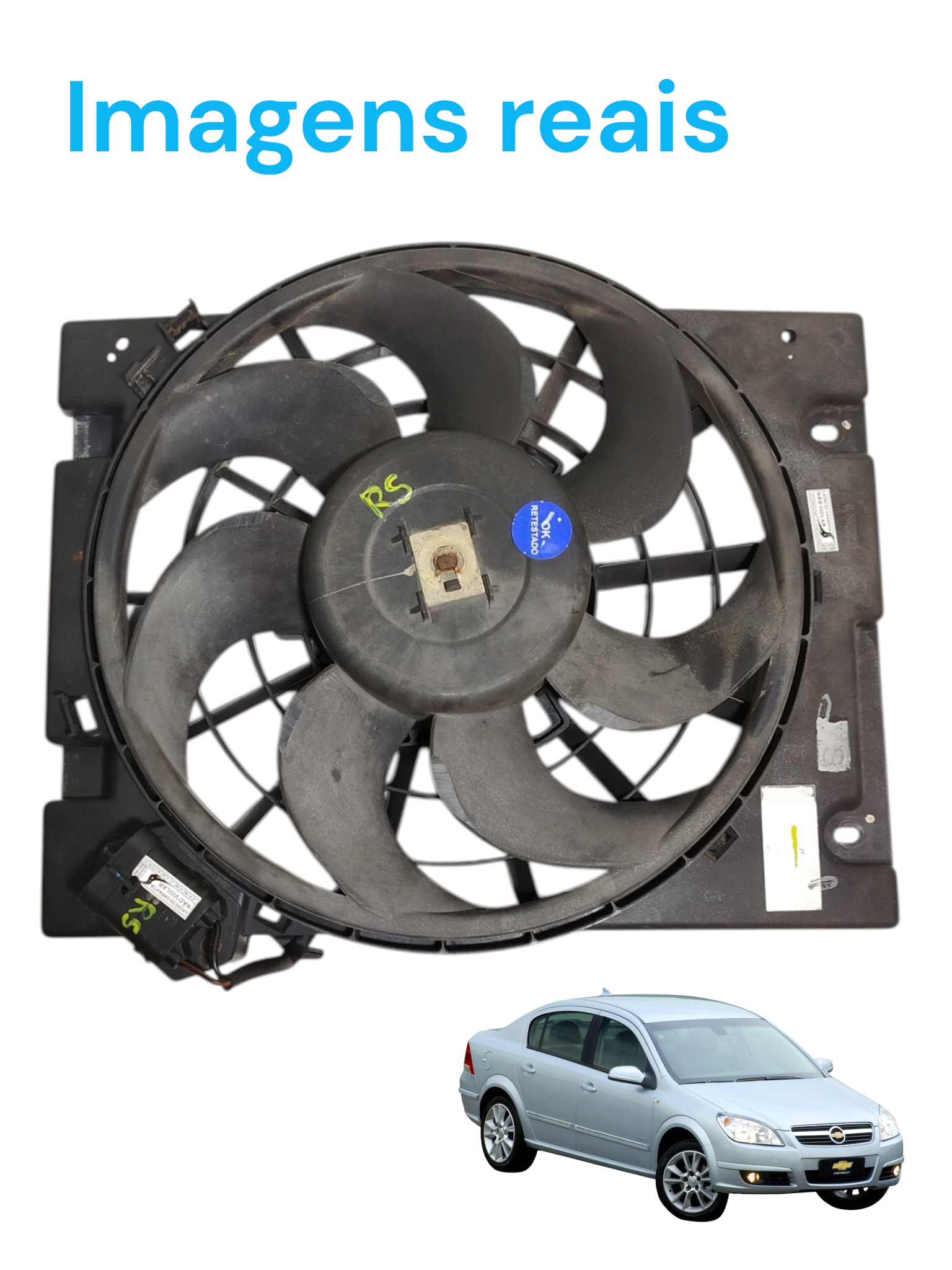 Defletor Ventoinha Condensador GM Vectra 2.0 2008 90572759
