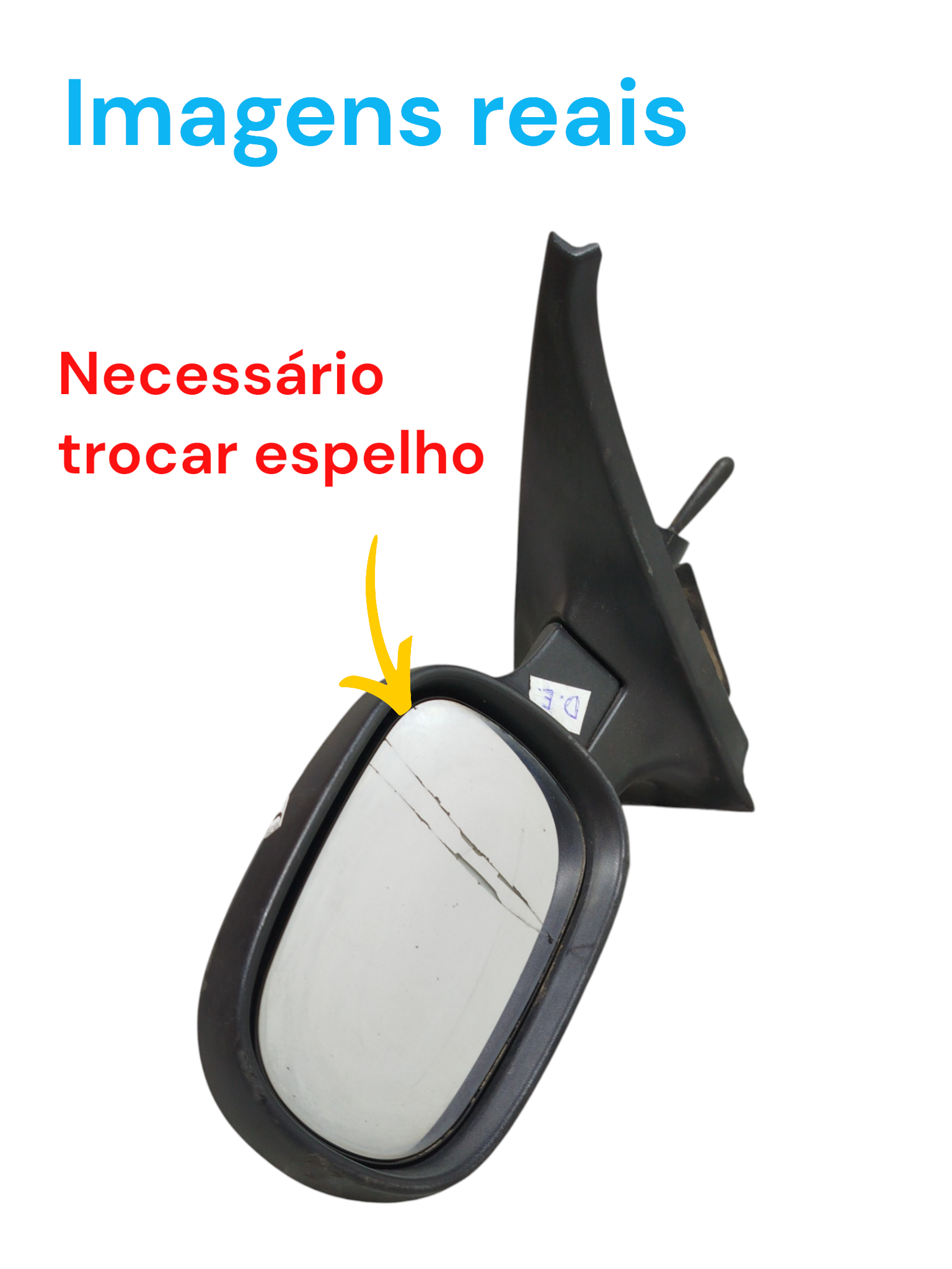 Retrovisor Manual Esquerdo Renault Clio 2006 E2019001