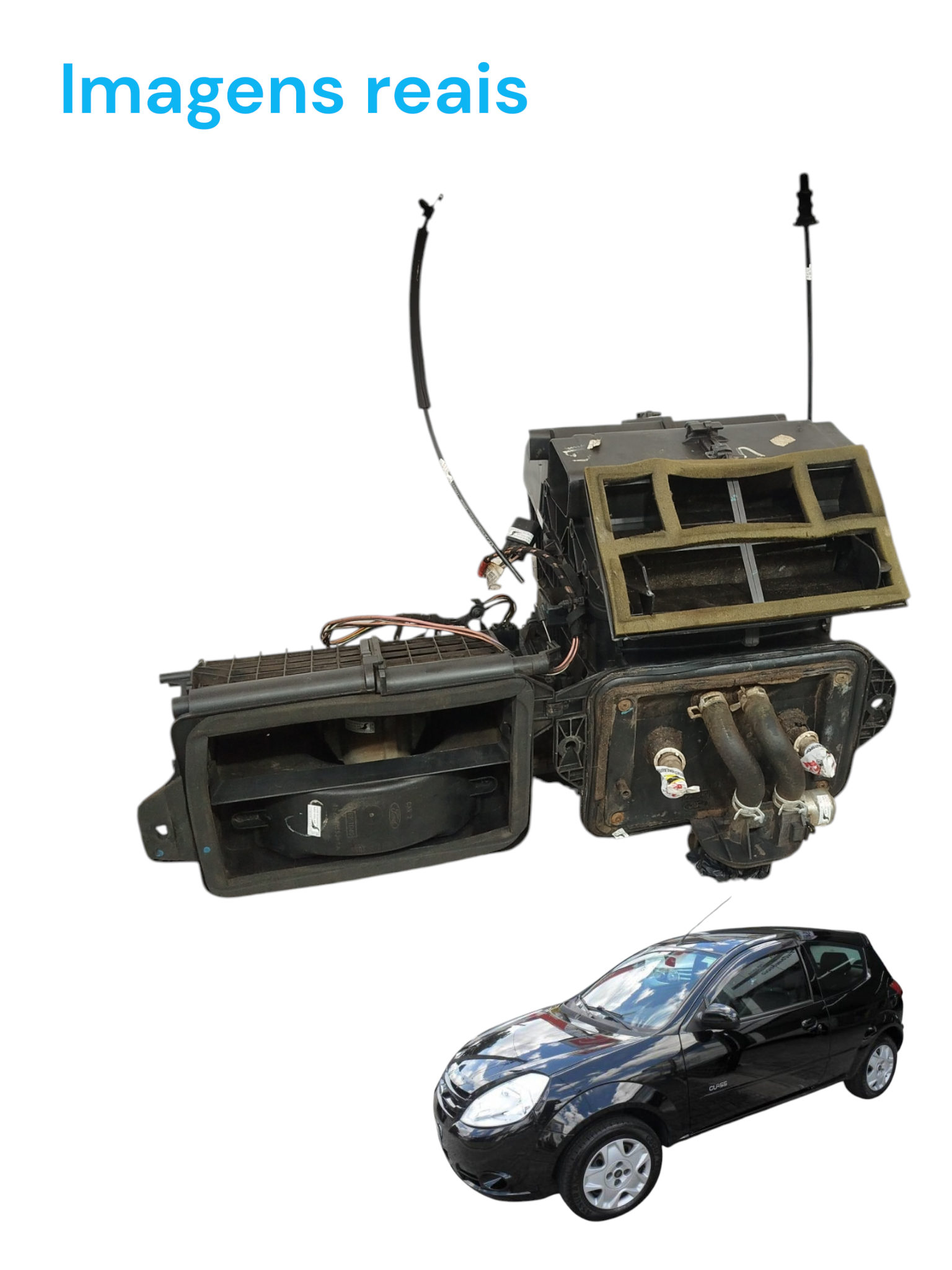 Caixa Ventilação Ar Condicionado Ford Ka 2009 4S6H18592