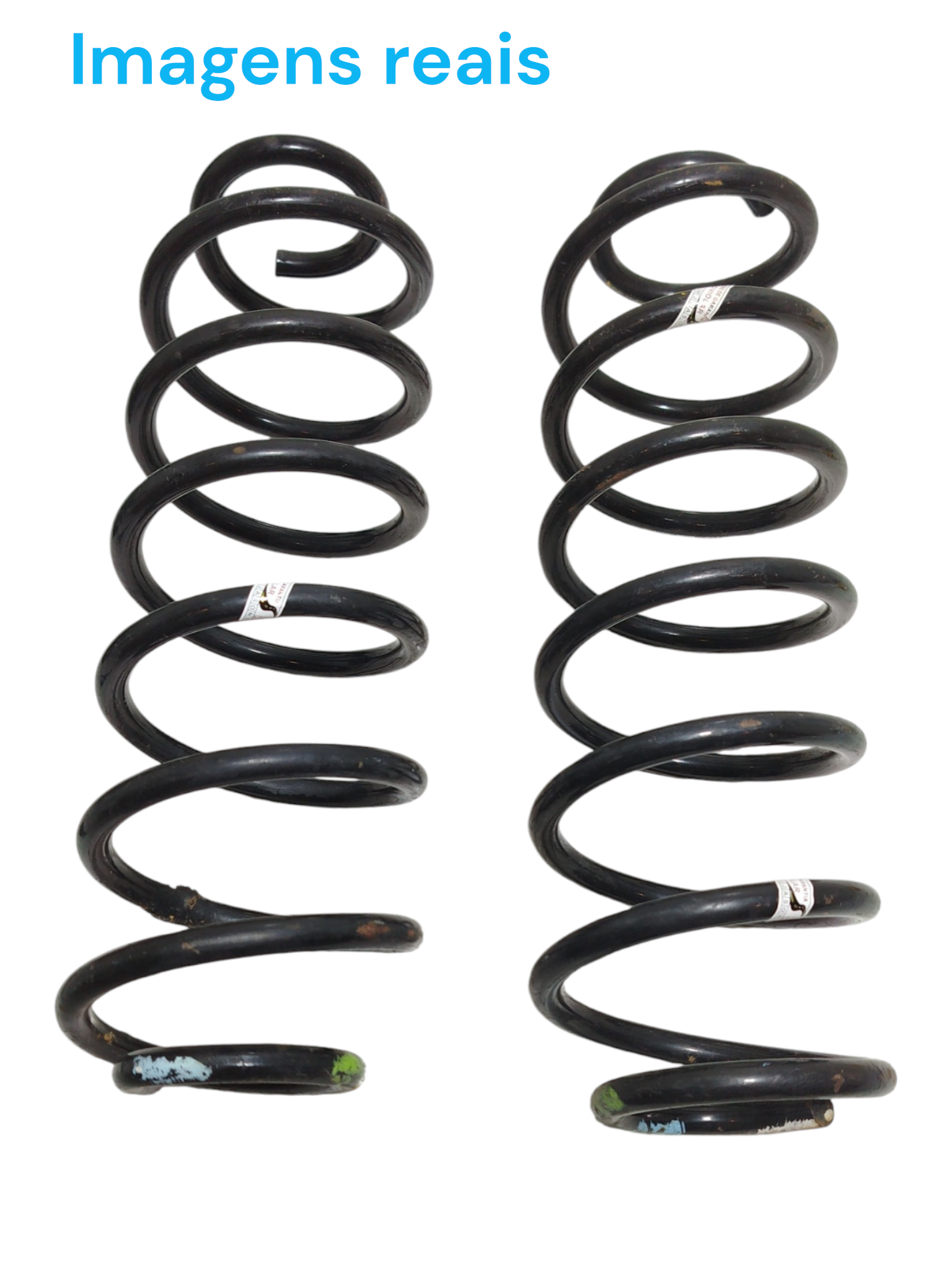 Par Mola Suspensão Traseira Ford New Fiesta 2012