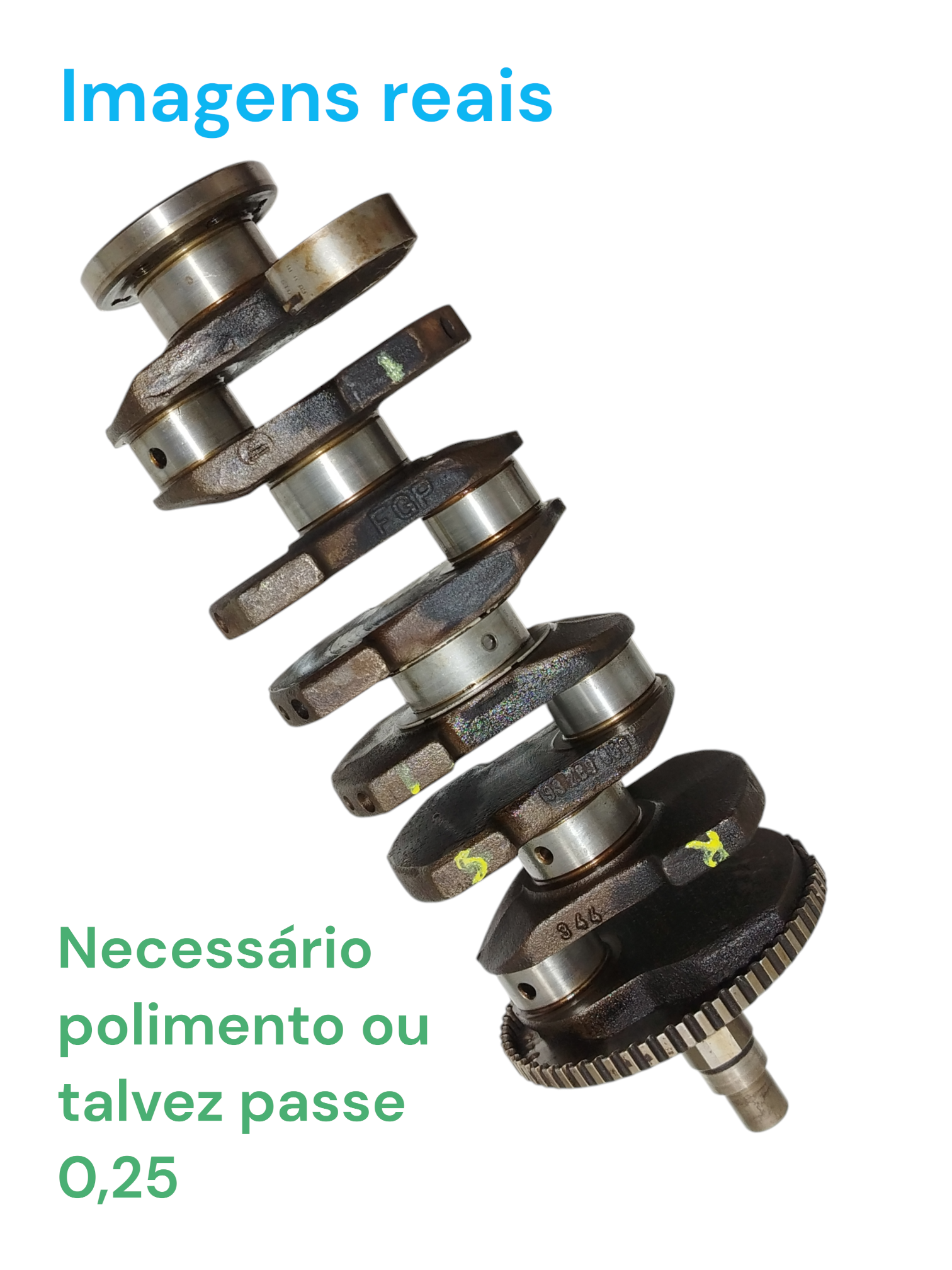 Virabrequim STD Chevrolet Vectra GT-X 2.0 8v 2008 93289869