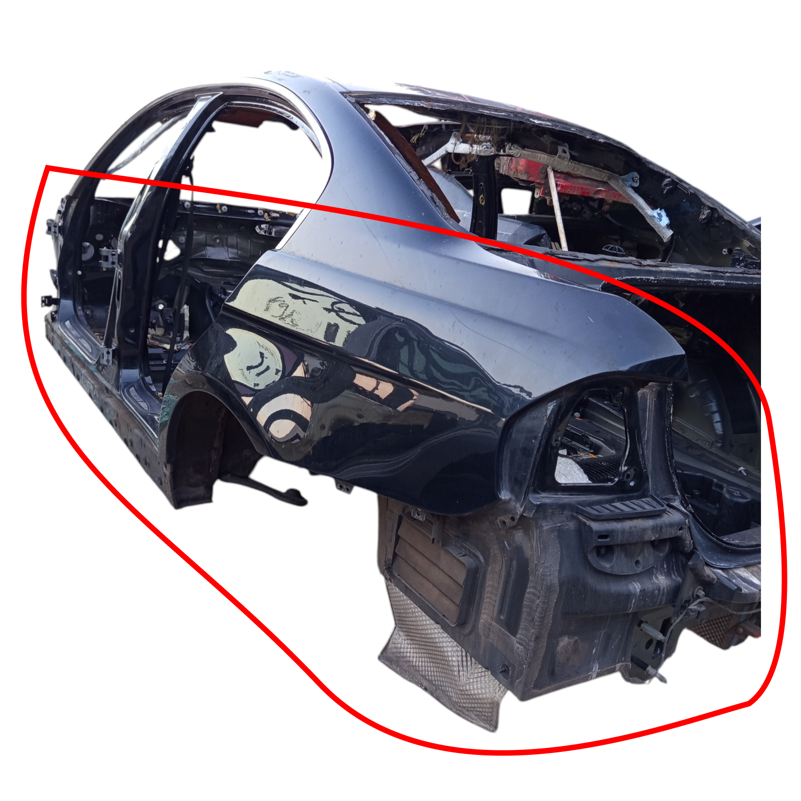 recorte lata monobloco parte de baixo bmw 325i 2007 A 2012 1