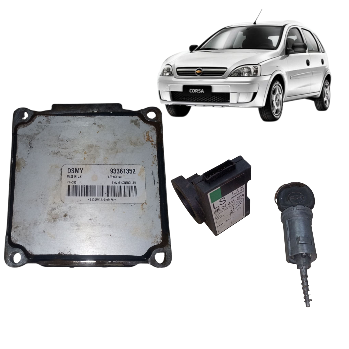 Kit Modulo Injeção Corsa Frente Montana 1.0 8V 2002 A 2006