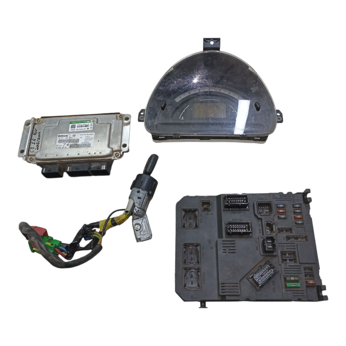 Kit Modulo Injeção Citroen C3 1.6 16v 2003 2004