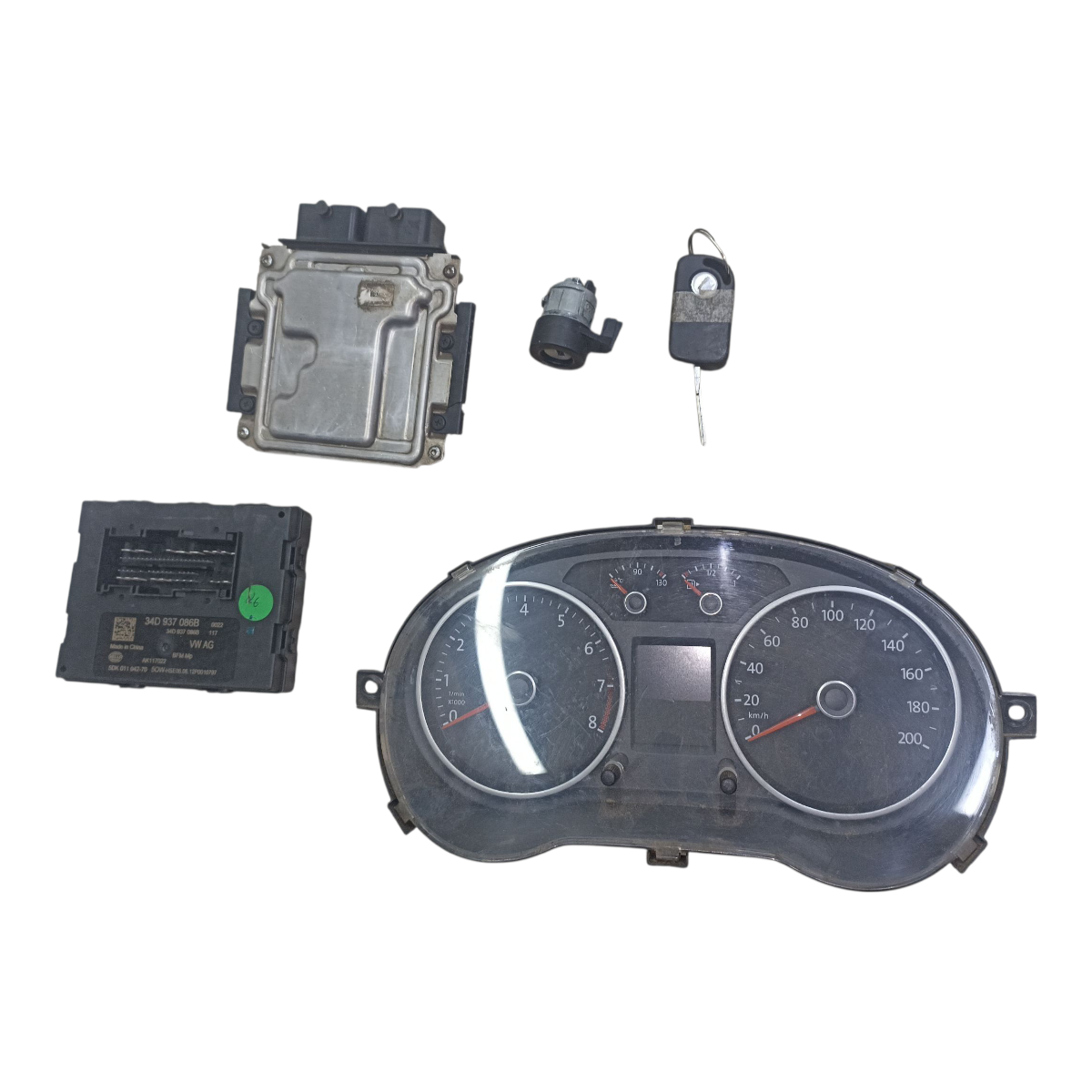 Kit Modulo Injeção Voyage 1.0 2012 G6 Completo
