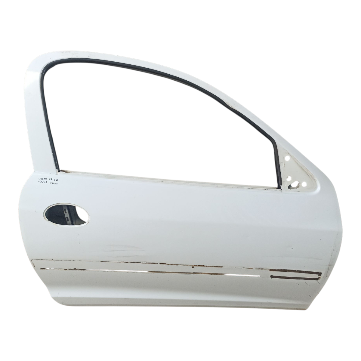 Porta Celta Lado Direito Branco 2002 2003 2004 2005 2006