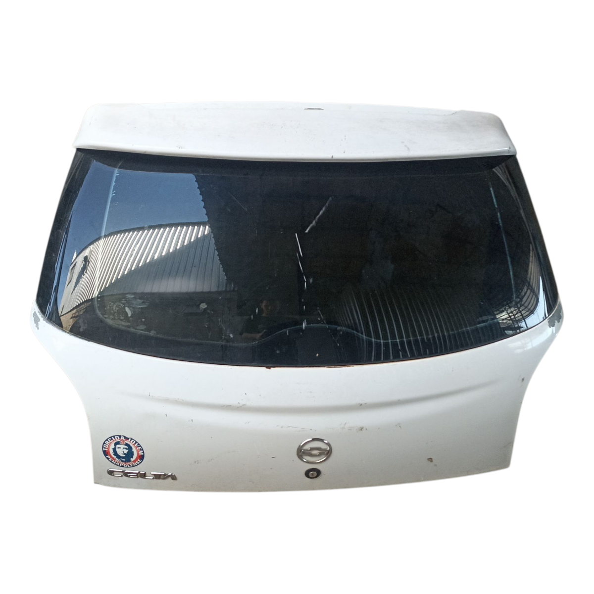 Tampa Traseira Porta Malas Completa Celta Branco 2002 A 2006