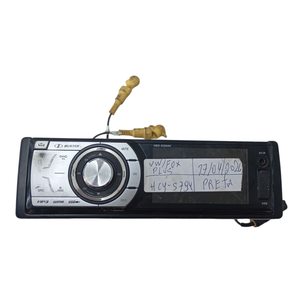DVD Player Som Automotivo Original H-Buster Fox 2003 A 2010