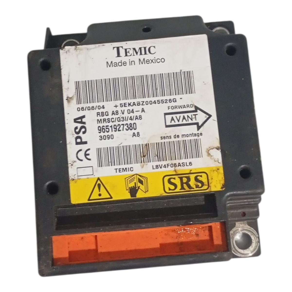 Modulo Central Air Bag Citroen C3 2003 2004 2005 2006 A 2012