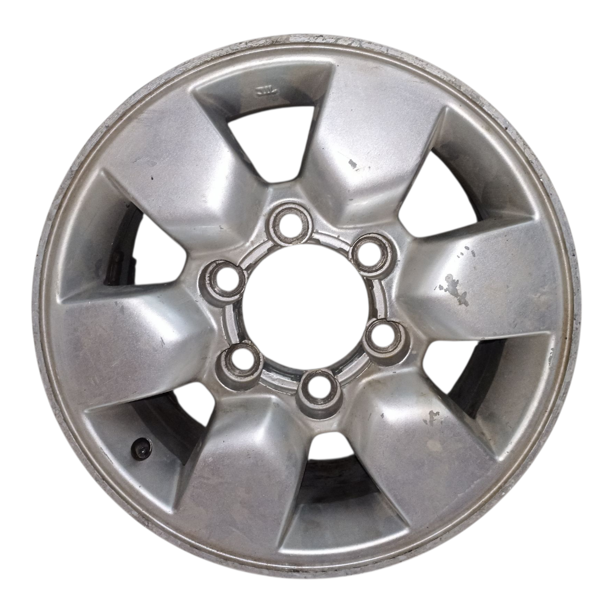 Roda Aro 15 Toyota Hilux Srv 6 Furos Prata