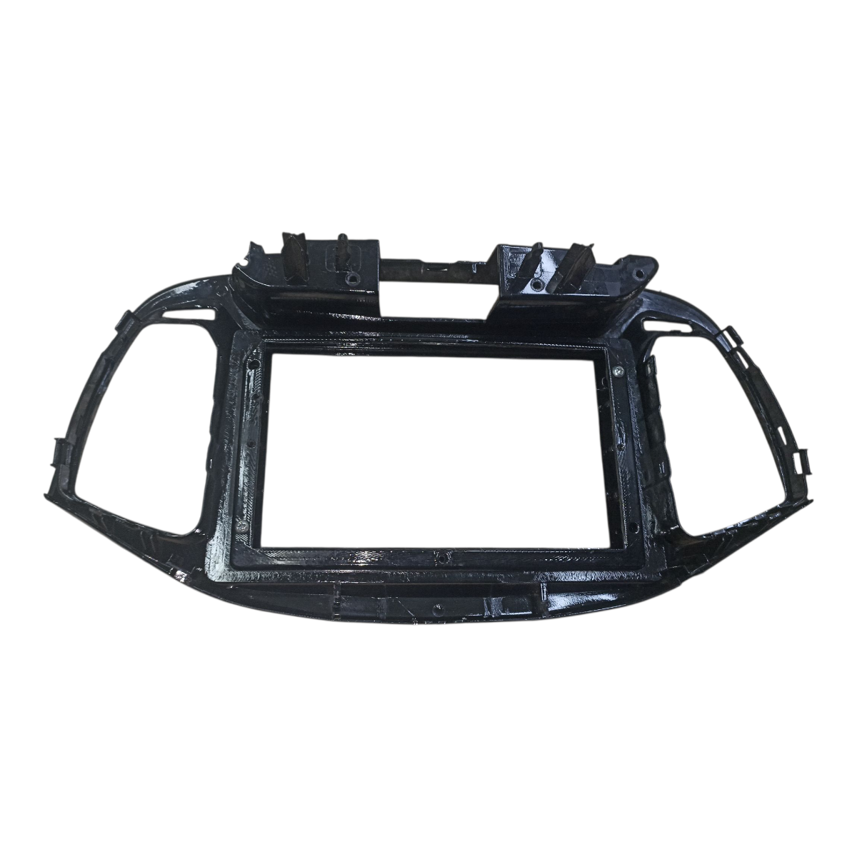 Moldura Painel Multimida Fiat Uno Vivace 2016 2017 A 2020 Preto