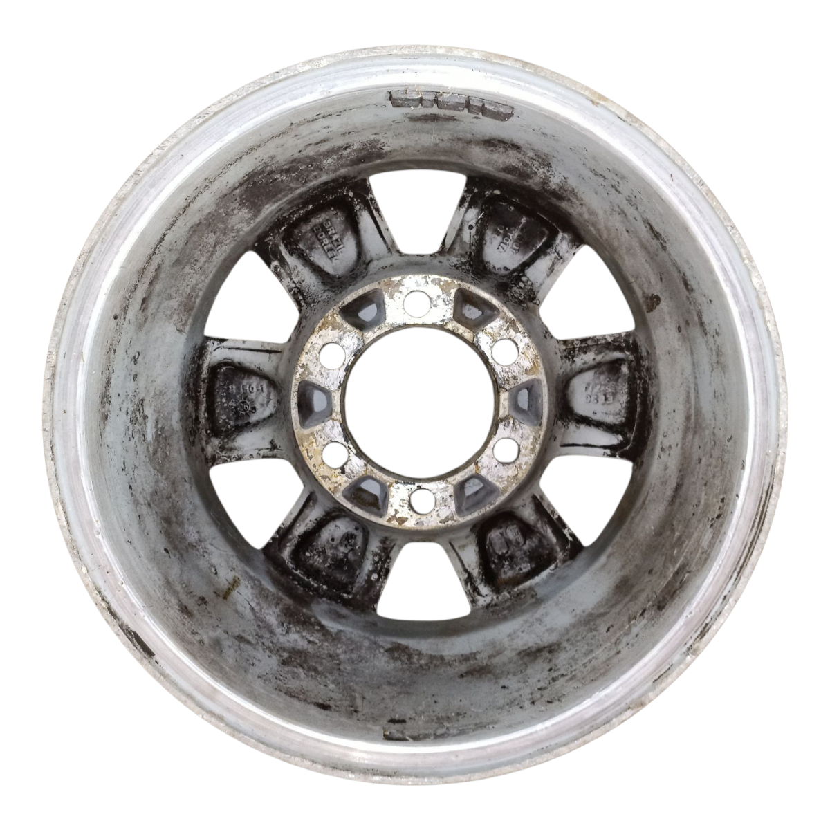 Roda Aro 15 Toyota Hilux Srv 6 Furo Prata 3