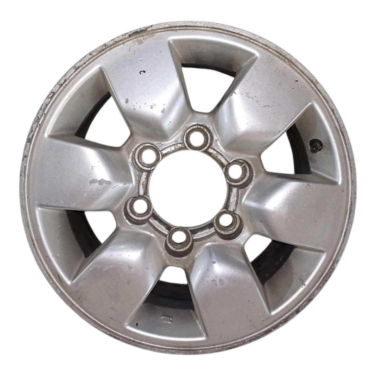 Roda Aro 15 Toyota Hilux Srv 6 Furo Prata