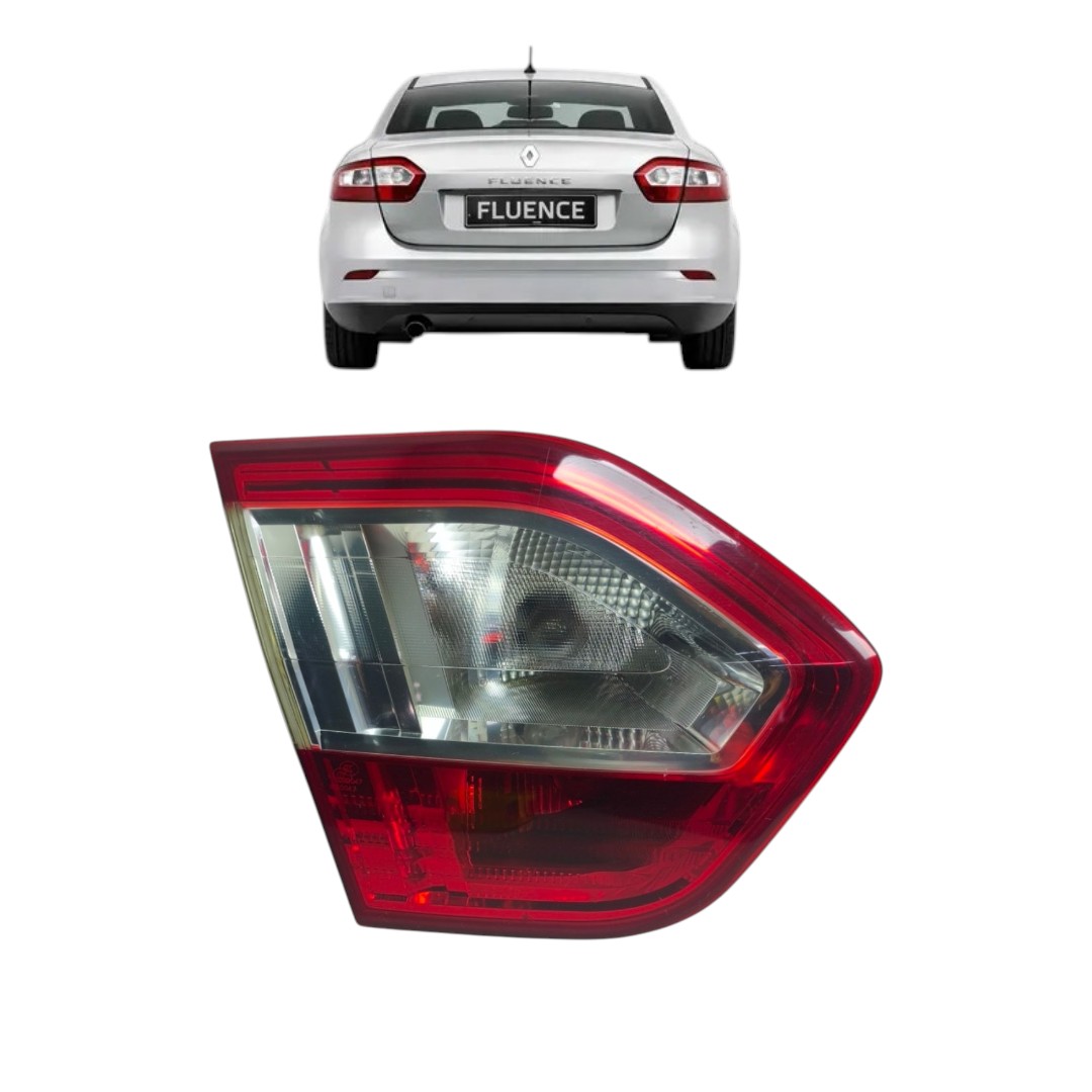 Lanterna Tampa Renault Fluence 2011 2017 Direito/passageiro Vermelho