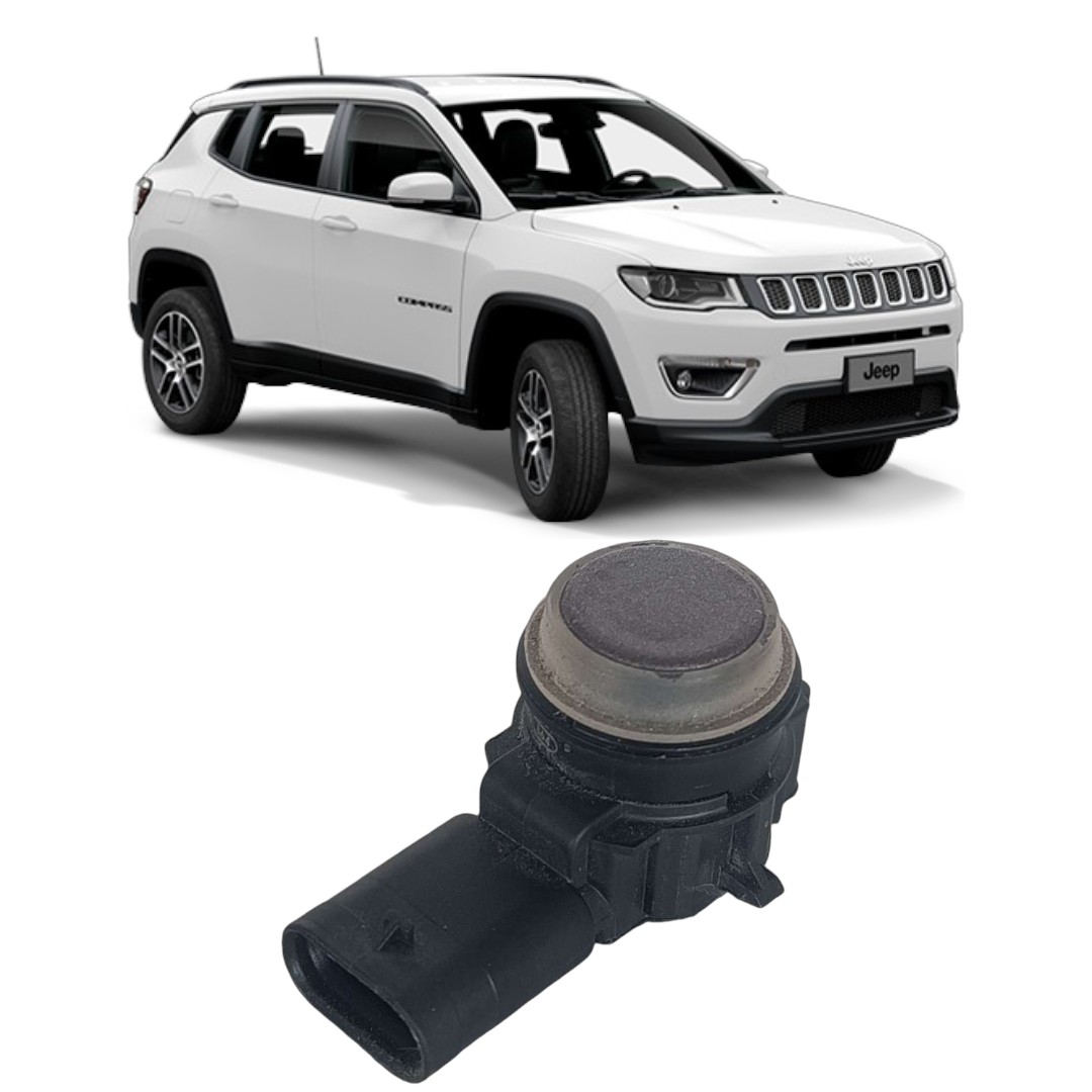 Sensor Estacionamento Jeep Compass 2017 2021 Preto