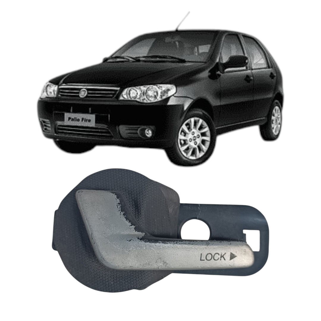 Maçaneta Interna Diant Esq C/detalhe Fiat Palio 2010 2012 Dianteira 6