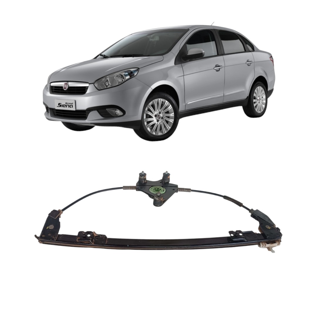 Máquina Vidro Traseiro Direito Fiat Siena 2012 2018