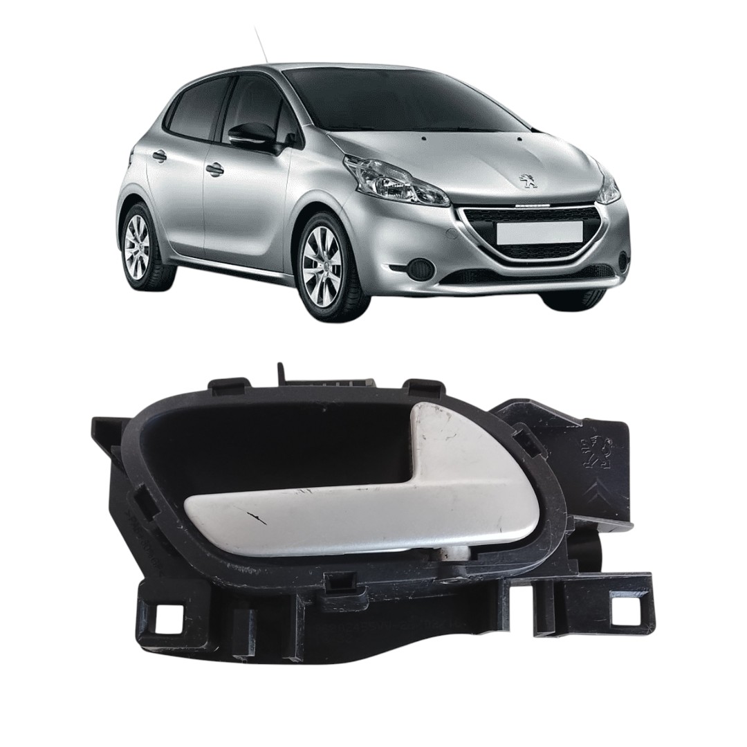 Maçaneta Interna Traseiro Direito Peugeot 208 2013 2020 Traseira