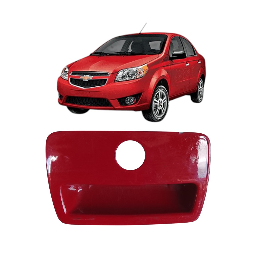 Moldura Maçaneta Tampa Traseira Chevrolet Agile 2010 2015 Traseira