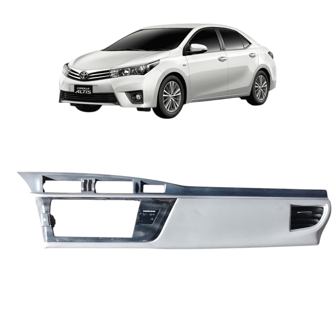 Moldura Central Multimídia Toyota Corolla 2014 2018 1