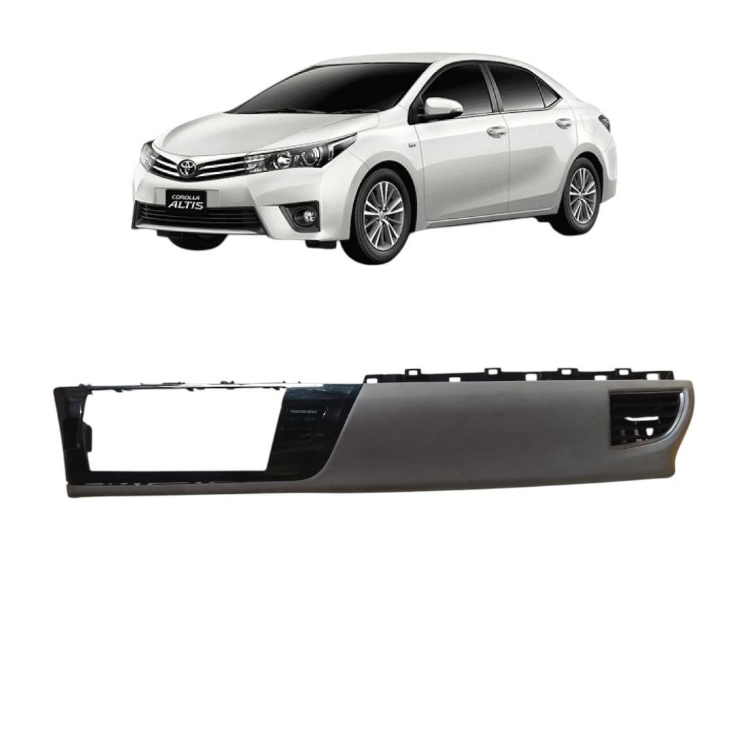 Moldura Central Multimídia Toyota Corolla 2014 2018 1