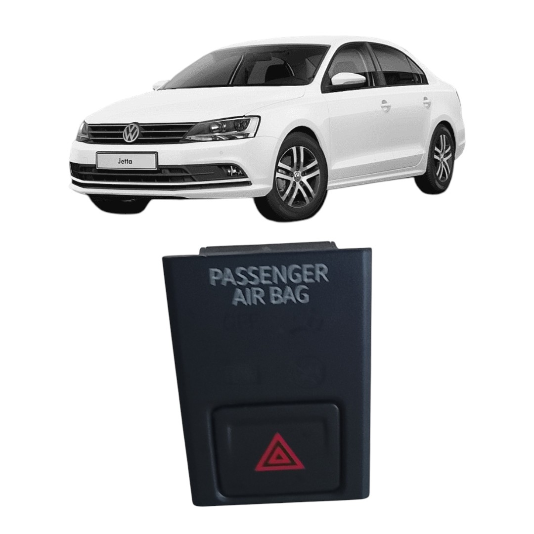 botão pisca alerta passenger airbag Volkswagen Jetta 19/21