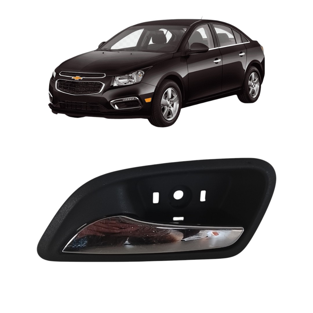Maçaneta Interna Dianteiro Esquerdo Chevrolet Cruze 12/16 Dianteira