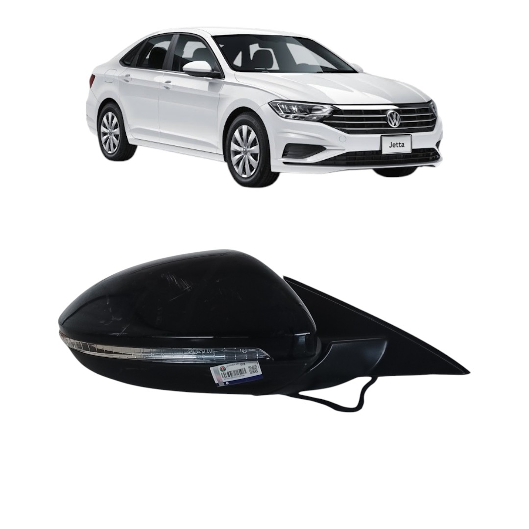 retrovisor direito c/pisca alerta Volkswagen Jetta 2018 2019