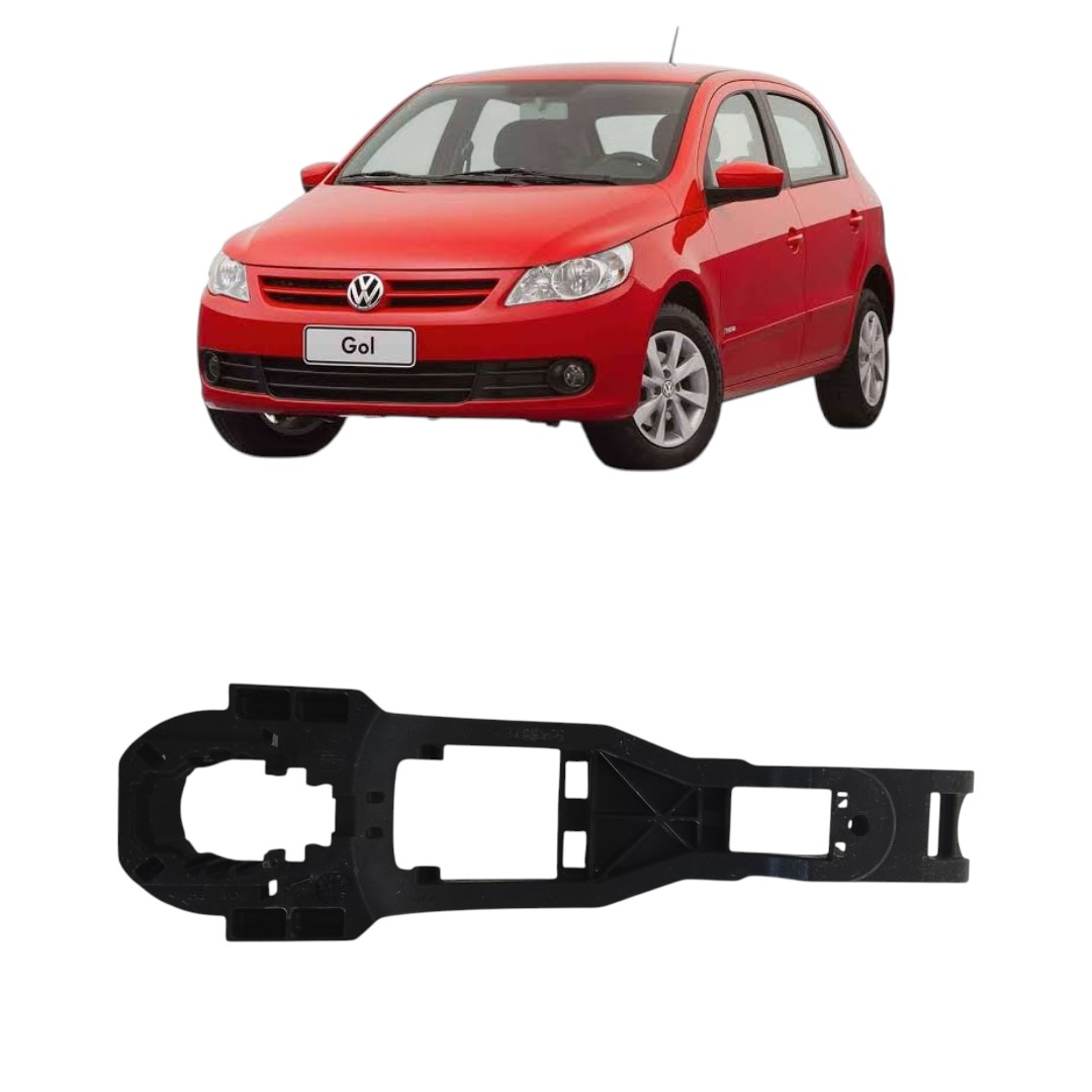 Suporte Maçaneta Externa Tras Esquerdo Volkswagen Gol 09/16 Traseira
