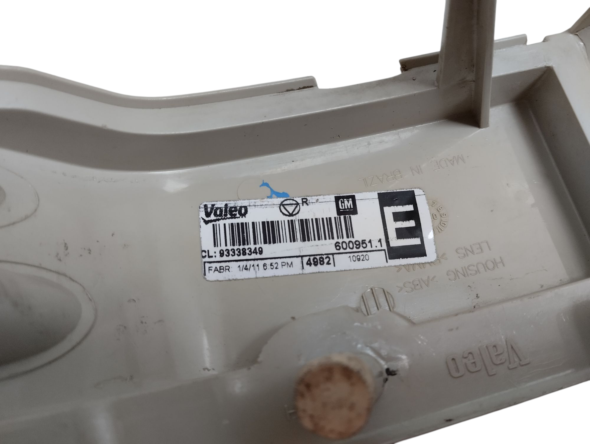 Refletor Olho Gato Traseiro Equerdo Neblina Gm Meriva 2003 a 2012 4