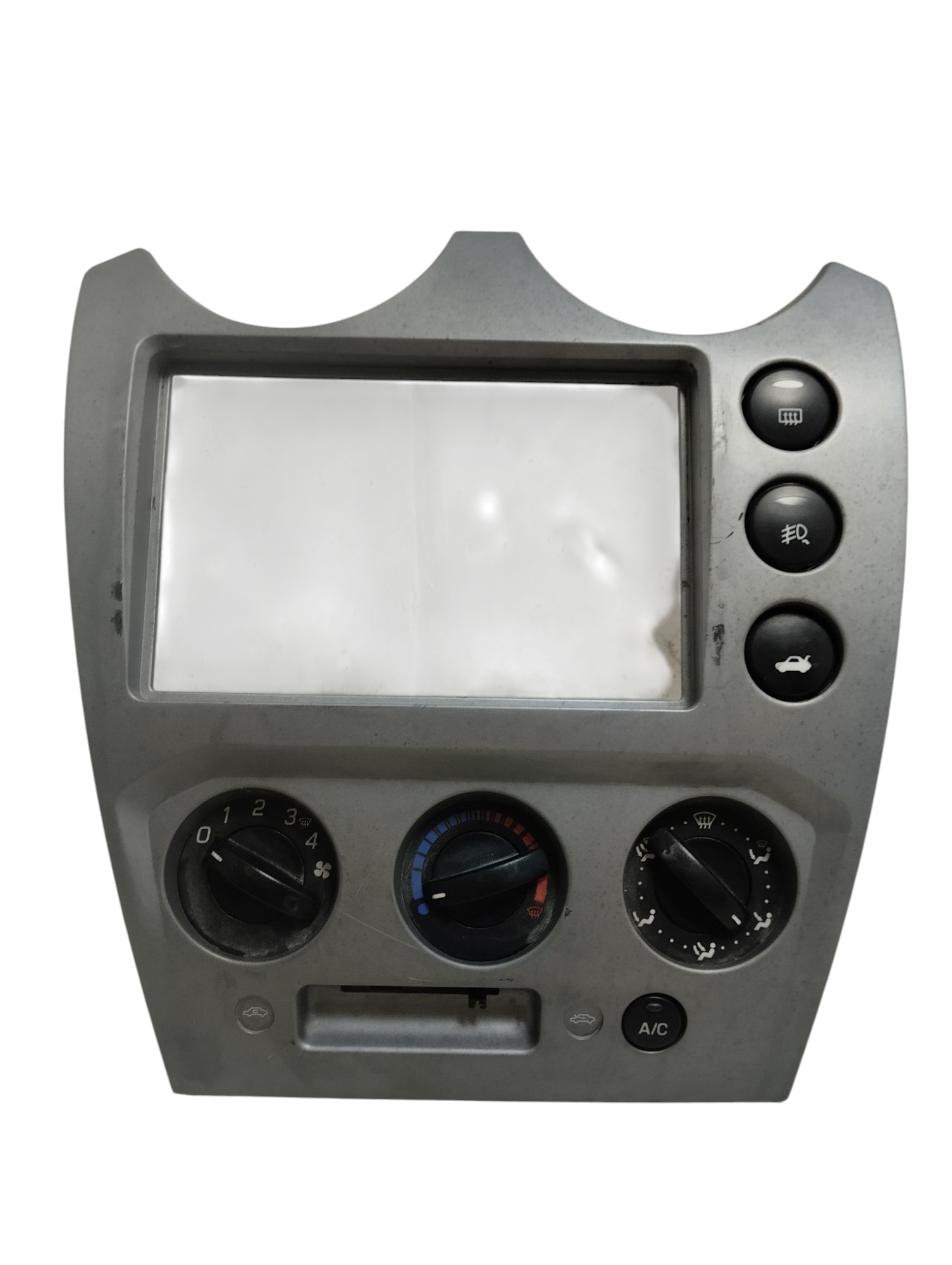 Moldura Comando Painel Central Ar Ford Fiesta 2008 a 2012