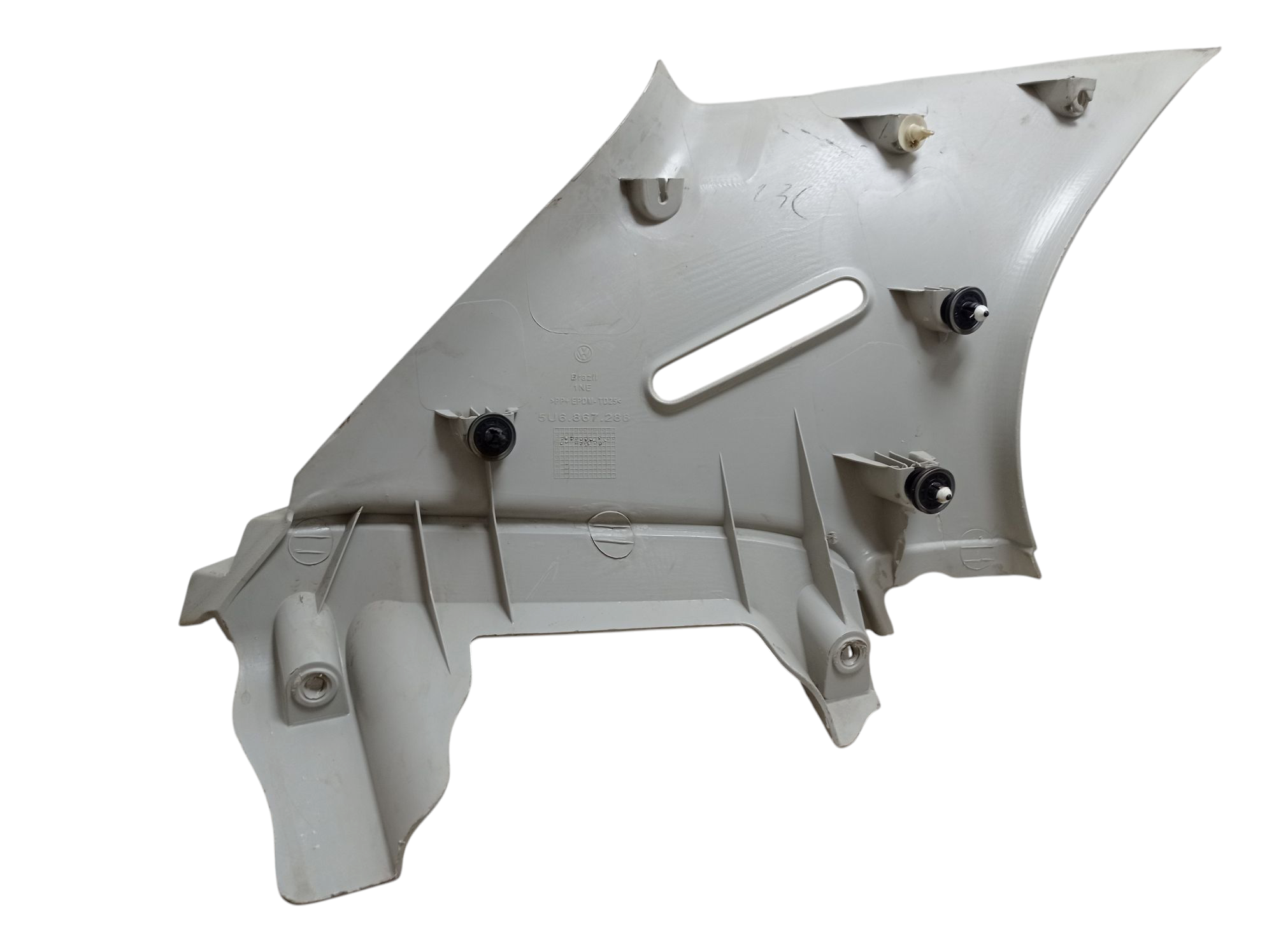 Suporte Bagagito Lateral Direita Vw Gol G5 2008 A 2012 Cinza 5