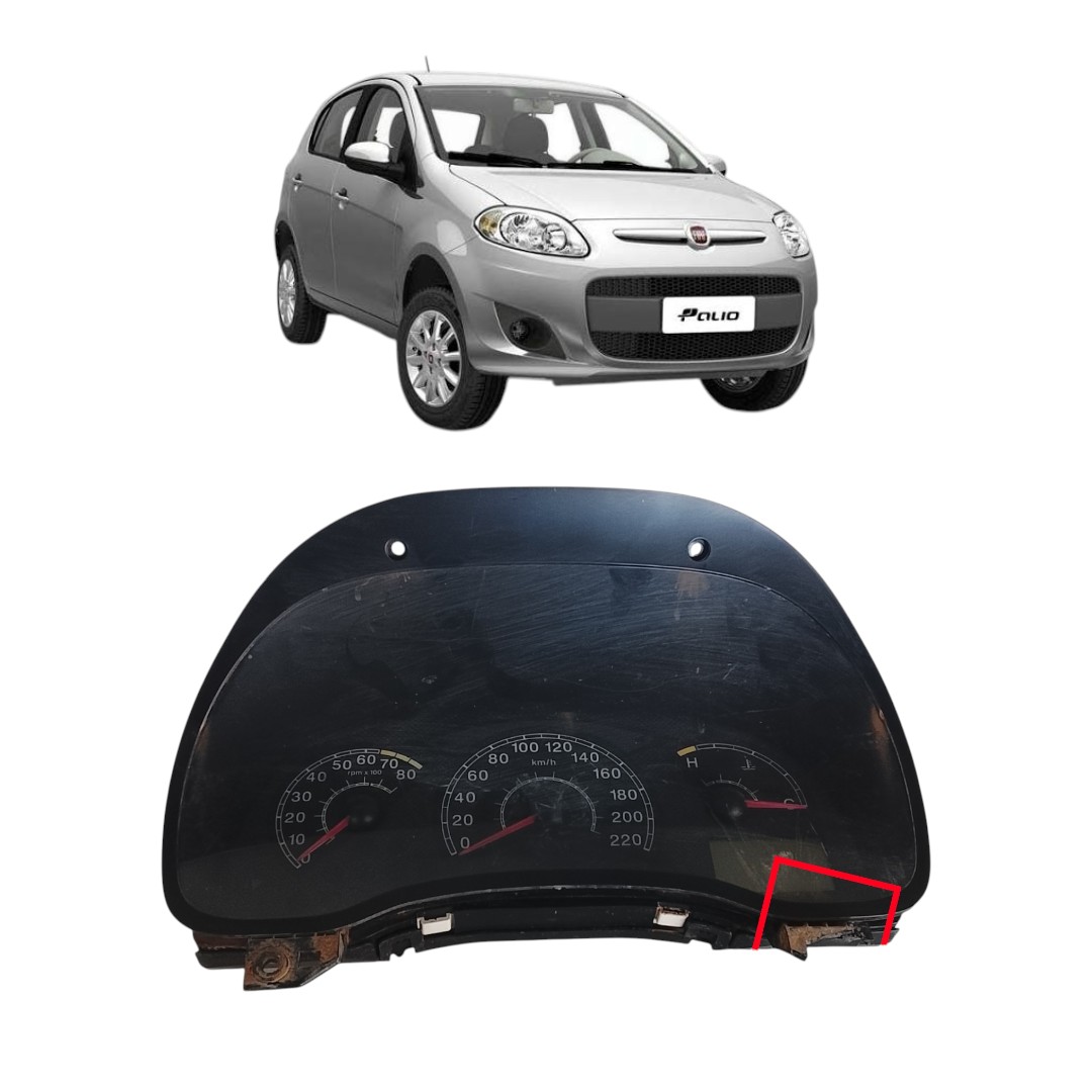 Painel Instrumentos C/detalhe Fiat Palio Strada 2010 2014 Preto 1
