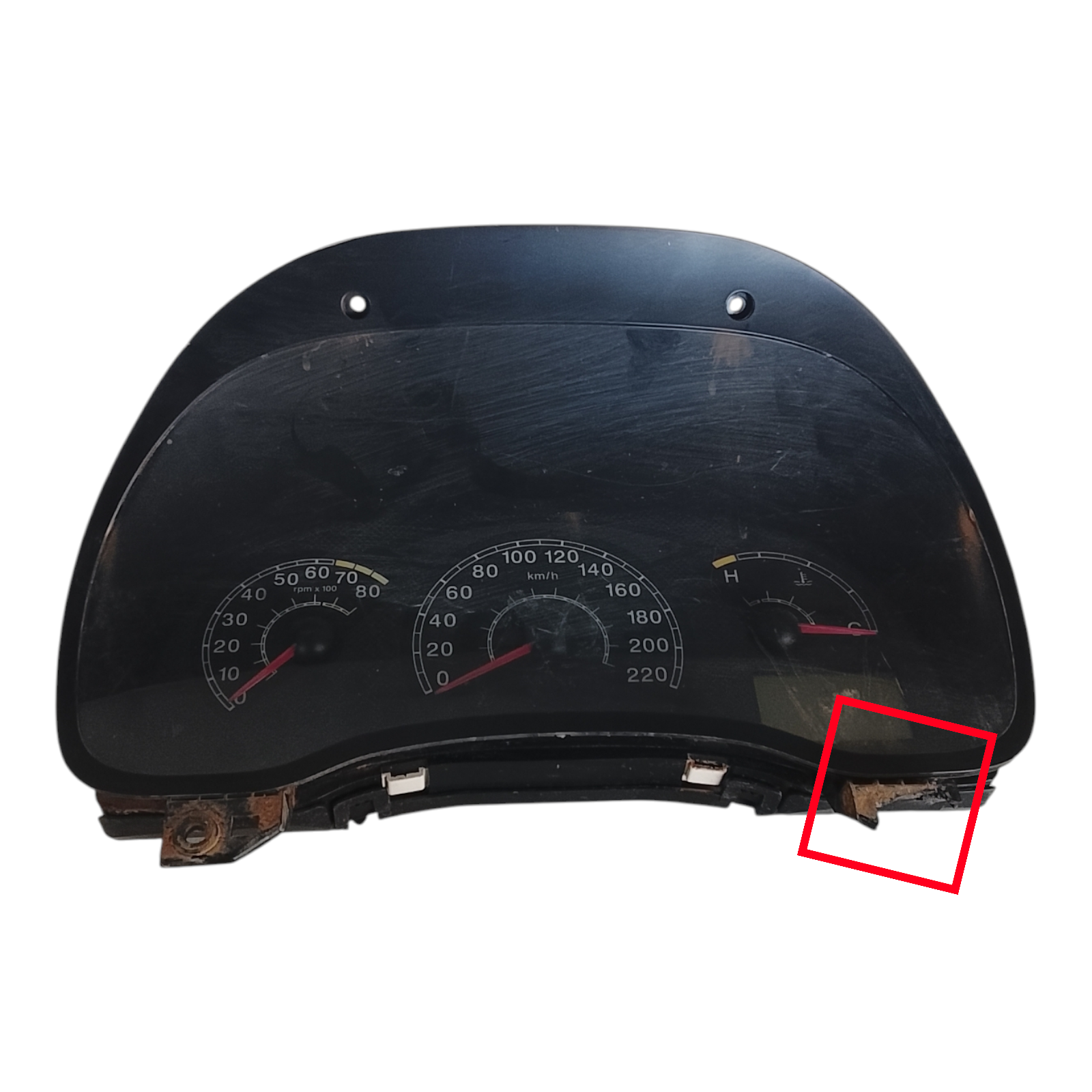 Painel Instrumentos C/detalhe Fiat Palio Strada 2010 2014 Preto 4
