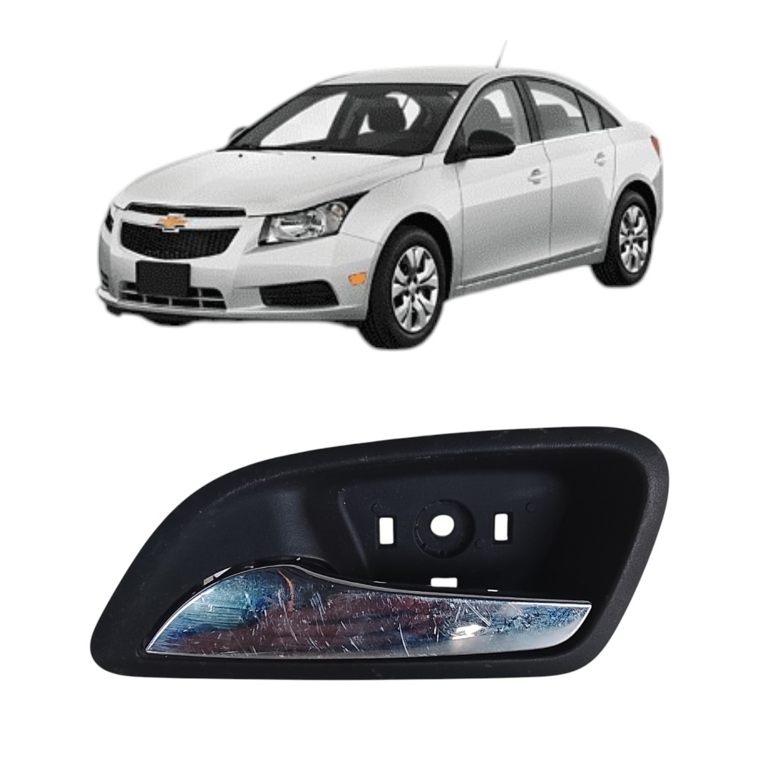 Maçaneta Interna Dianteiro Esquerdo Chevrolet Cruze 12/16 Dianteira