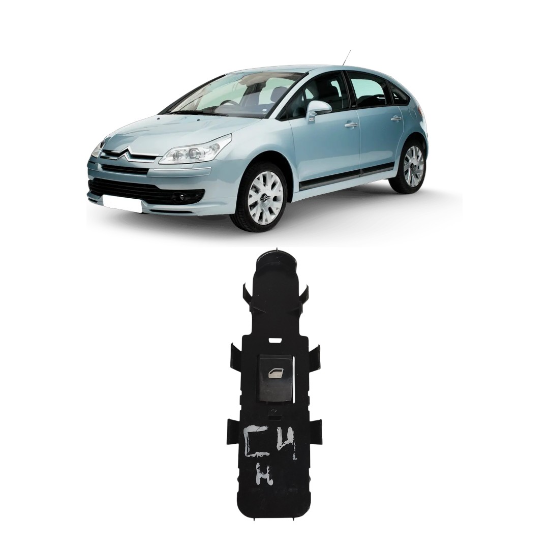Botão Vidro Elétrico Traseiro Direito Citroen C4 2009