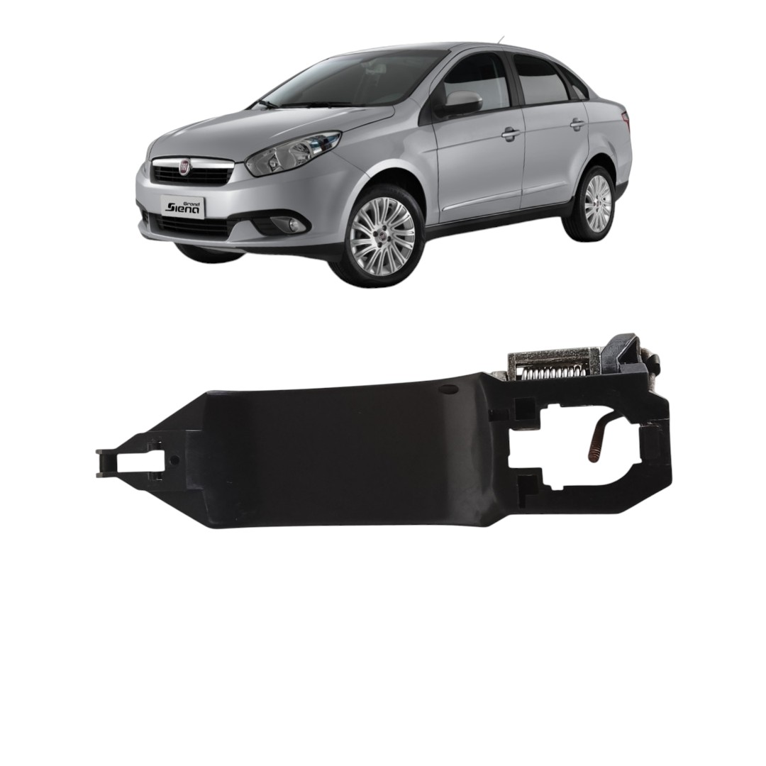 Suporte Maçaneta Externa Dianteiro Esquerdo Fiat Siena 10/13 Dianteira