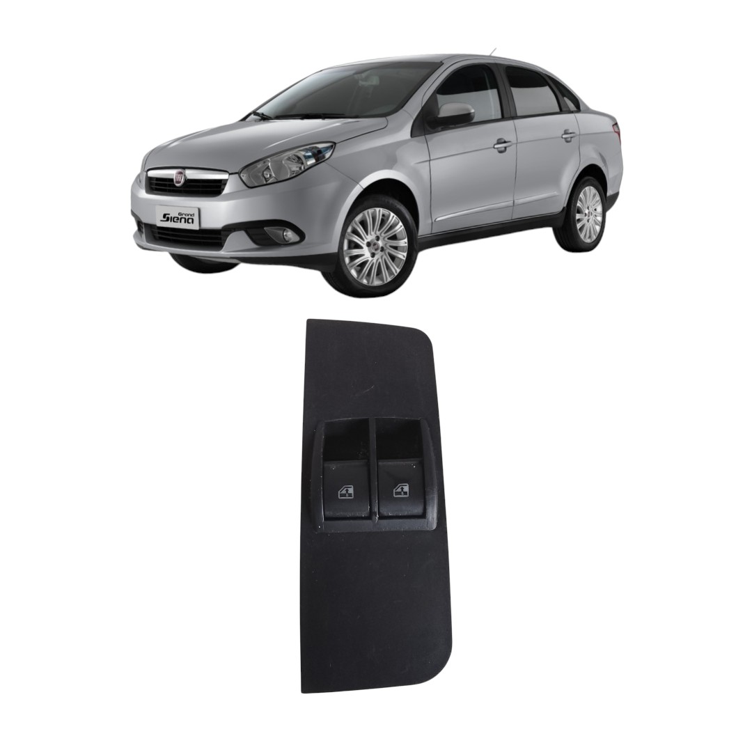 botão vidro elétrico dianteiro esquerdo Fiat Siena 2006 2009