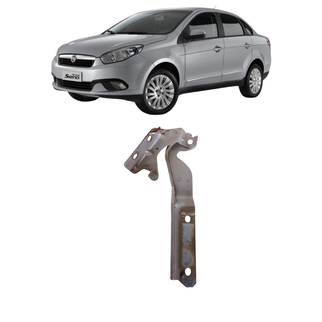 dobradiça capô esquerdo Fiat Siena 2012 2021