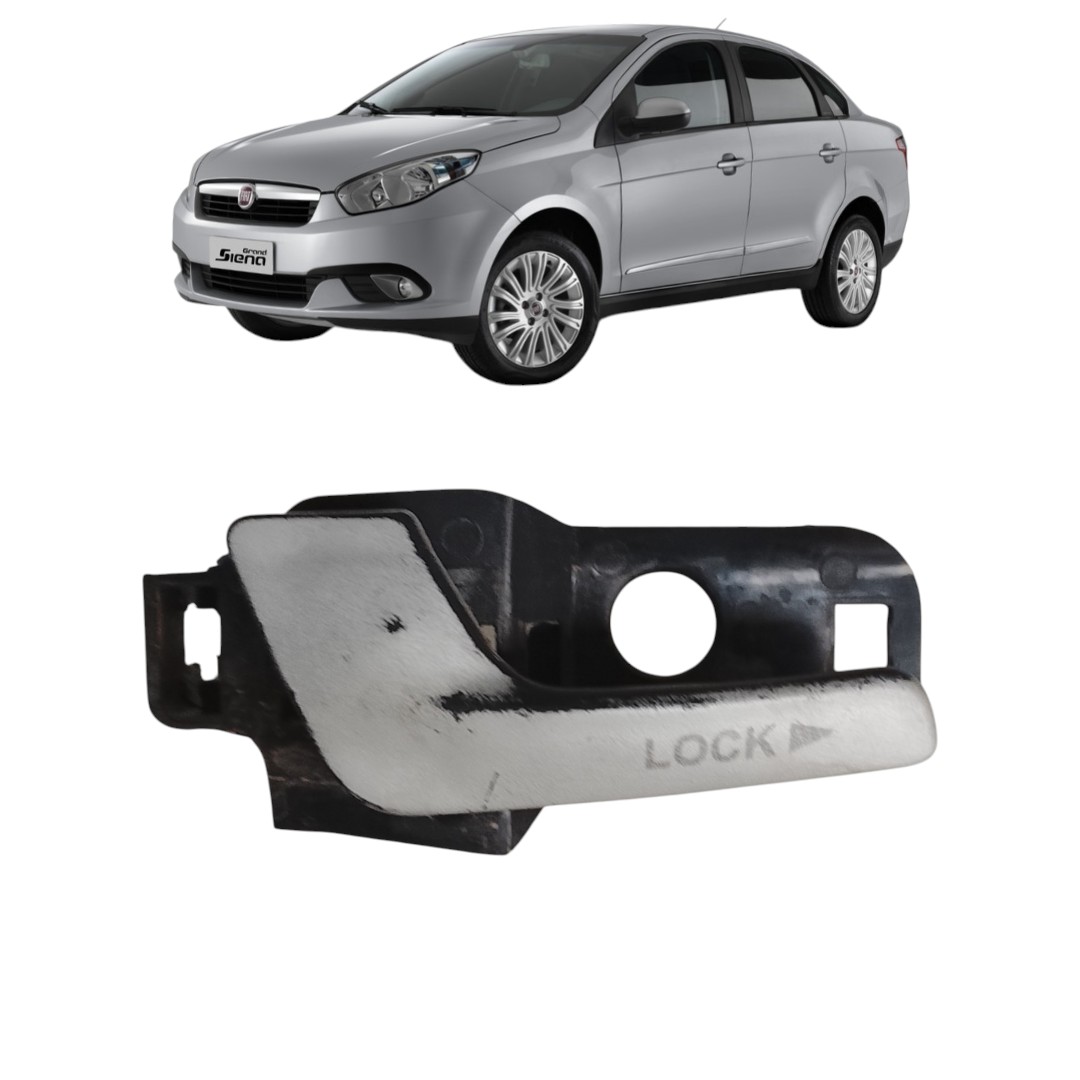 Maçaneta Interna Dianteiro Esquerdo Fiat Siena 2007 2012 Dianteira